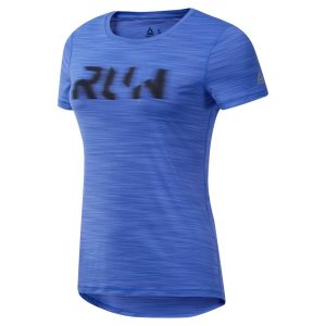 Reebok Running ACTIVCHILL T Shirt Damen - Blau - DE 791-ZYP